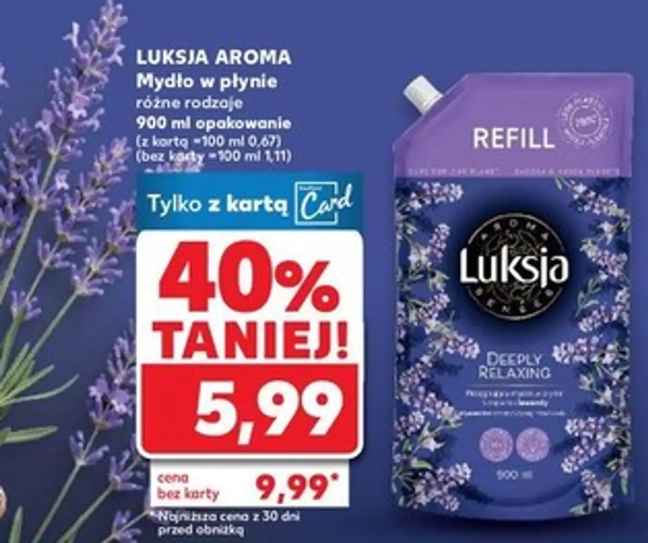 Mydło w płynie różne rodzaje LUKSJA AROMA 900 ml opakowanie