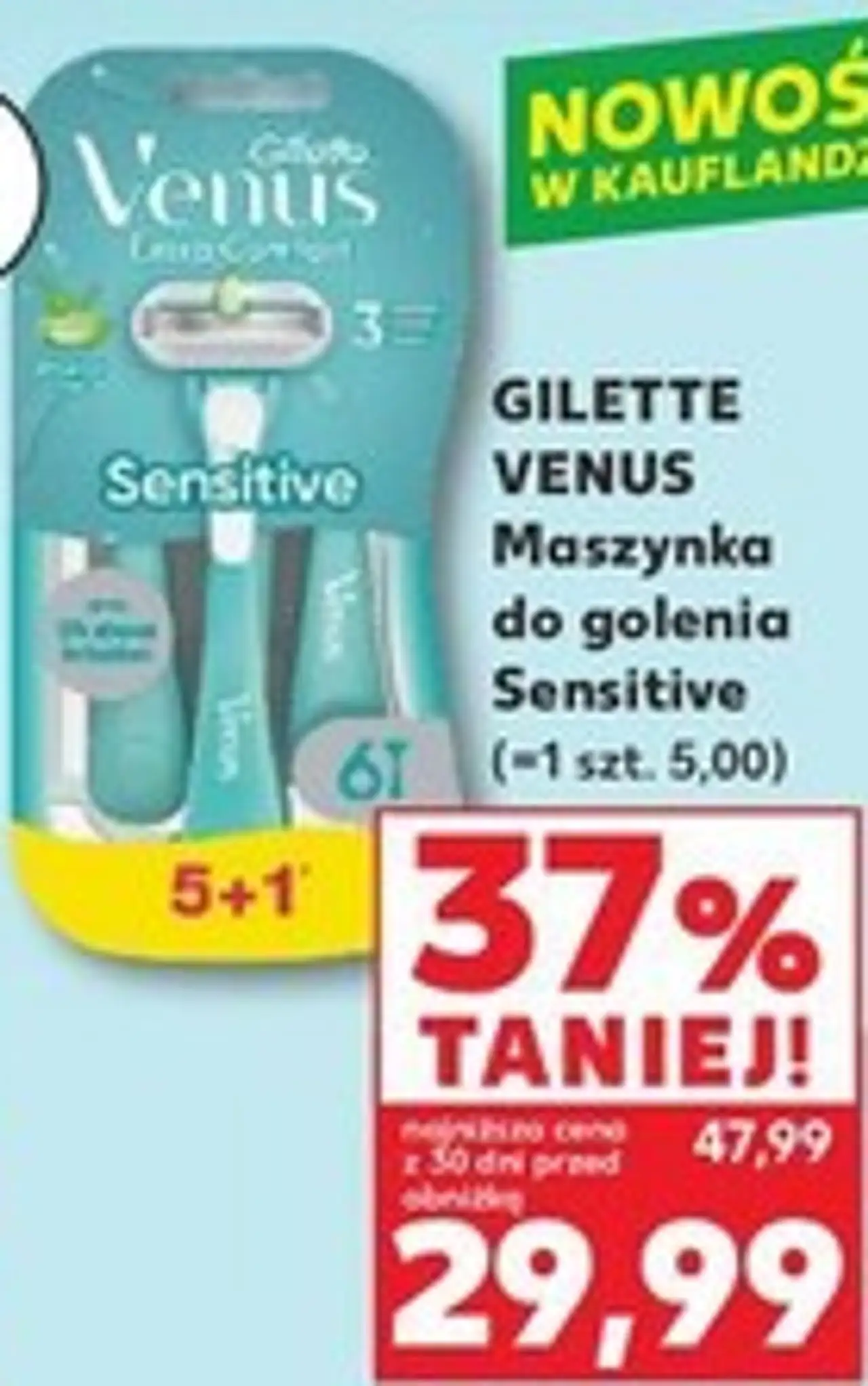 GILETTE VENUS Maszynka do golenia Sensitive