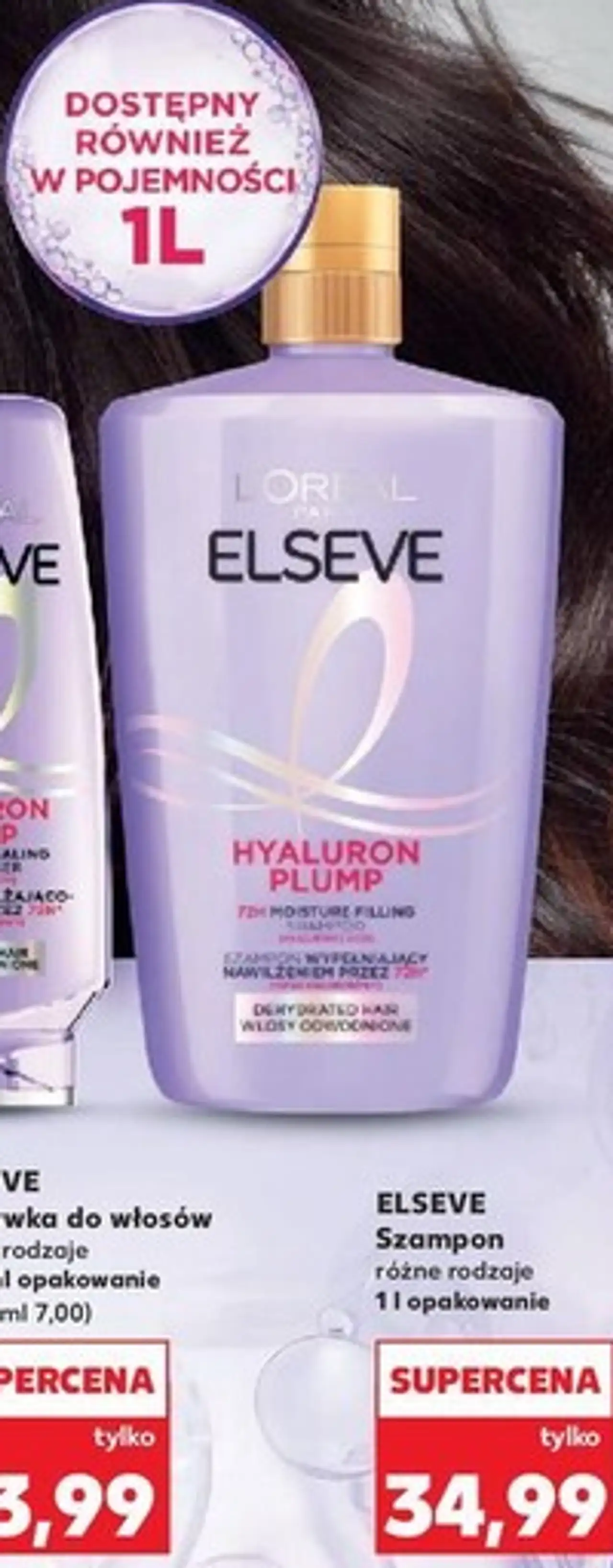 Szampon ELSEVE L'ORÉAL PARIS HYALURON PLUMP