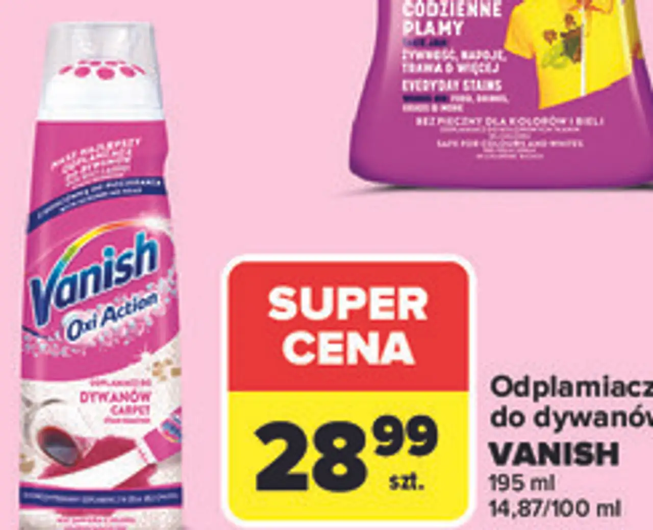 Odplamiacz do dywanów VANISH