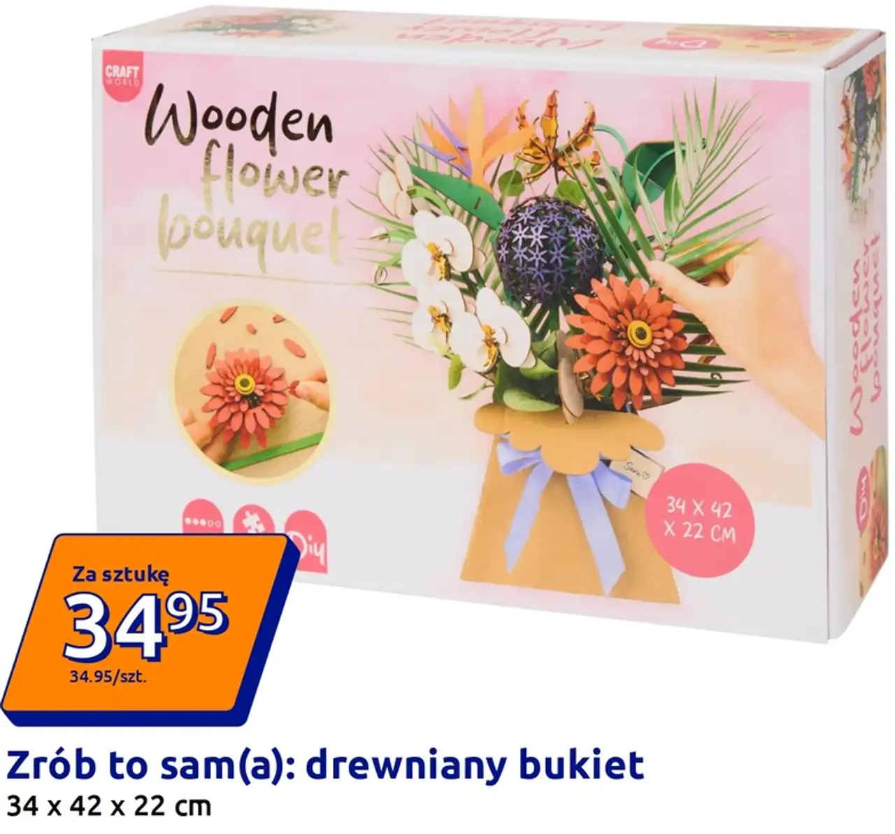 Zrób to sam(a): drewniany bukiet