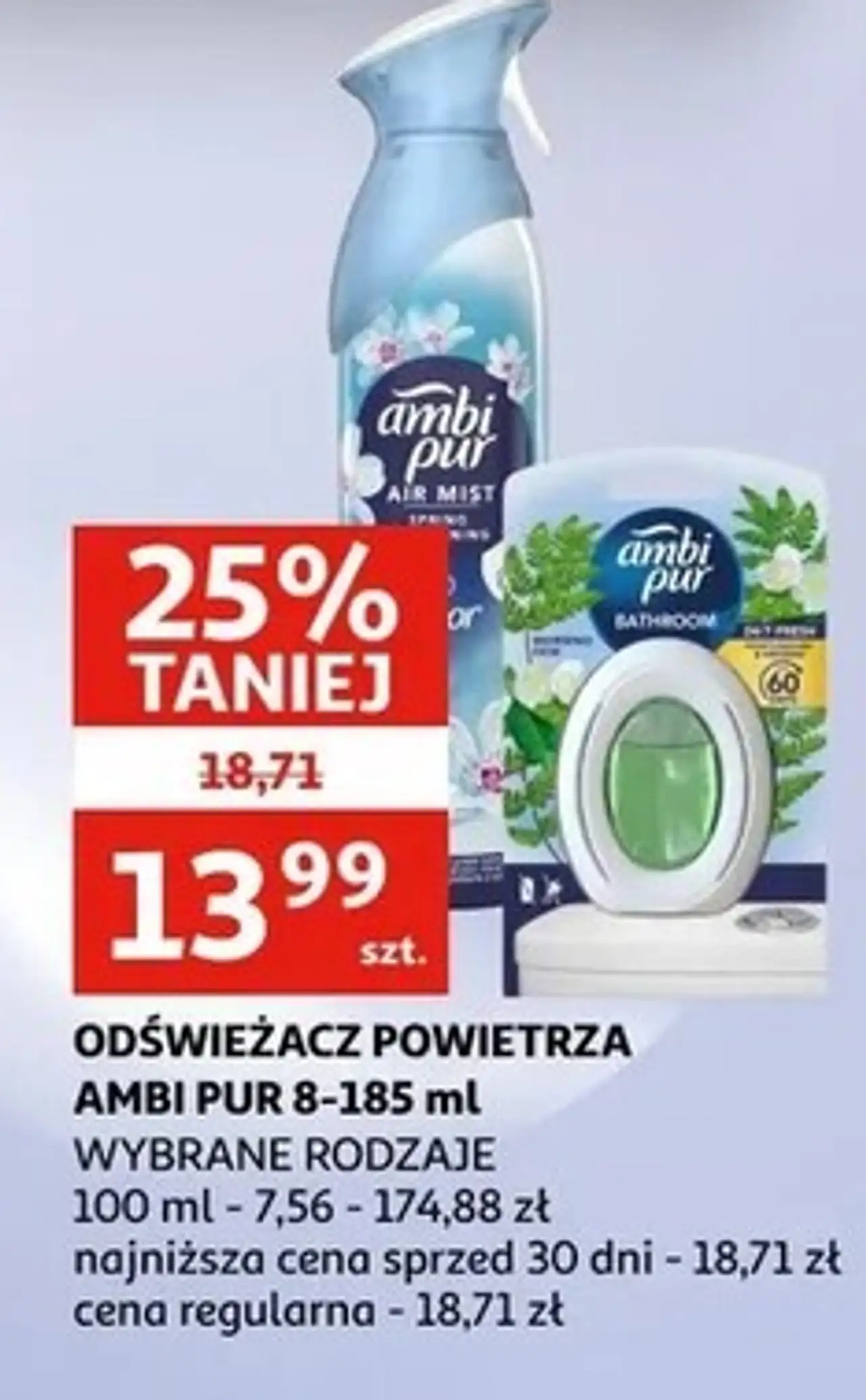 Odświeżacz powietrza lenor spring awakening Ambi Pur Freshelle