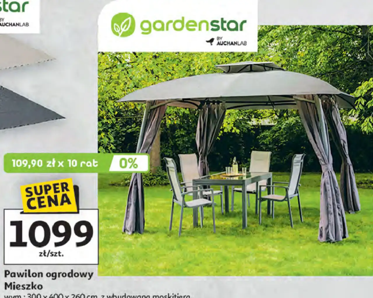 gardenstar BY AUCHANLAB Pawilon ogrodowy Mieszko