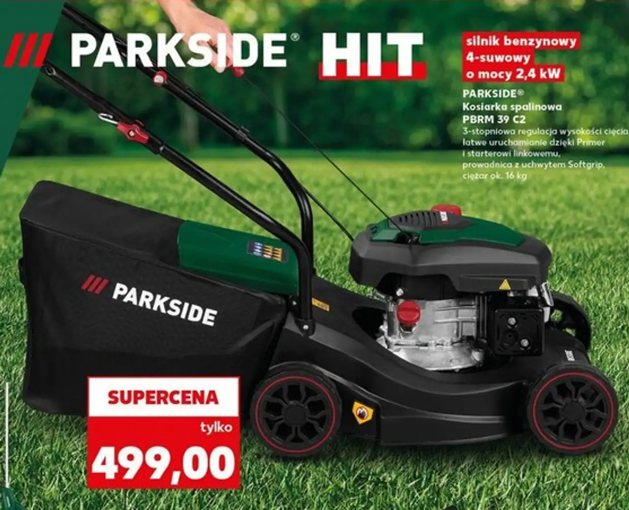 PARKSIDE® Kosiarka spalinowa PBRM 39 C2