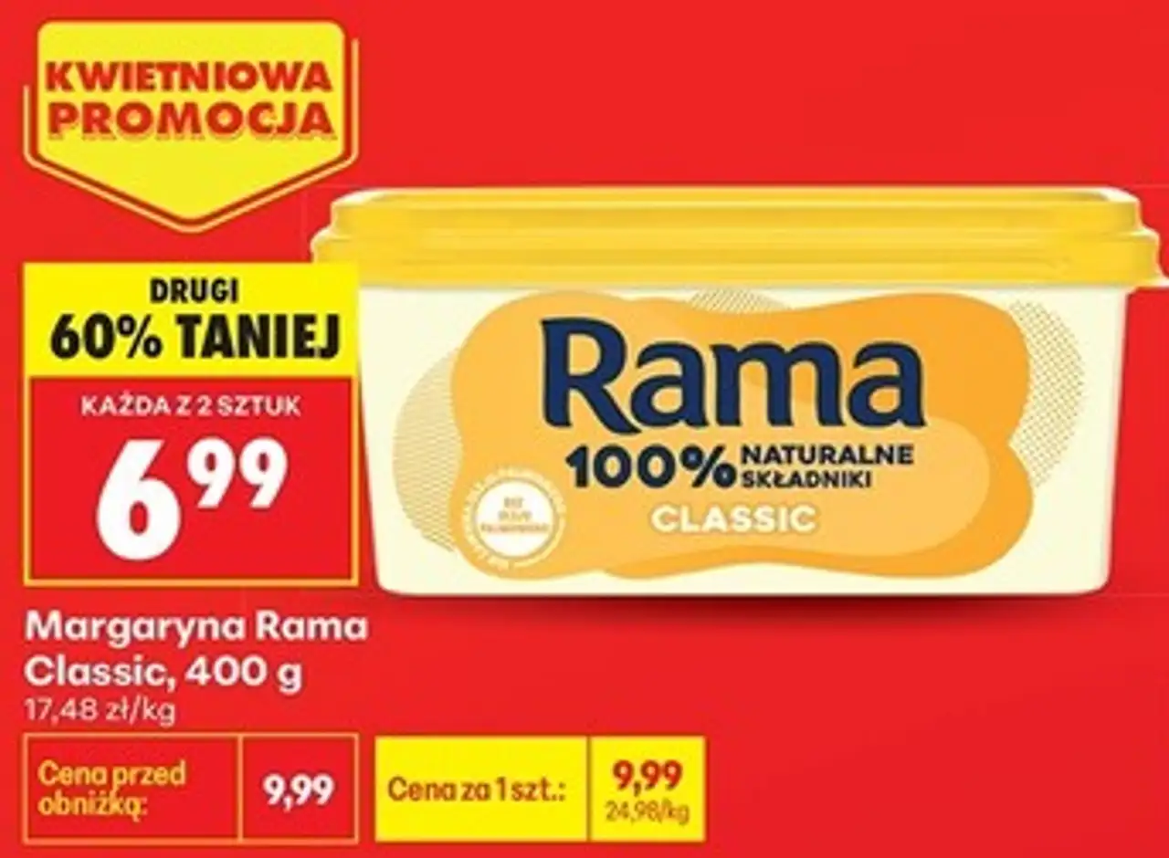 Margaryna Rama Classic, 400 g