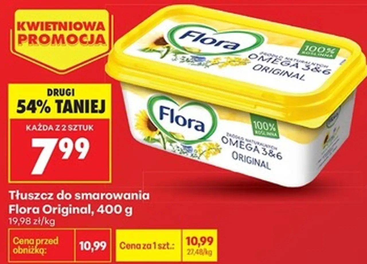 Tłuszcz do smarowania Flora Original, 400 g