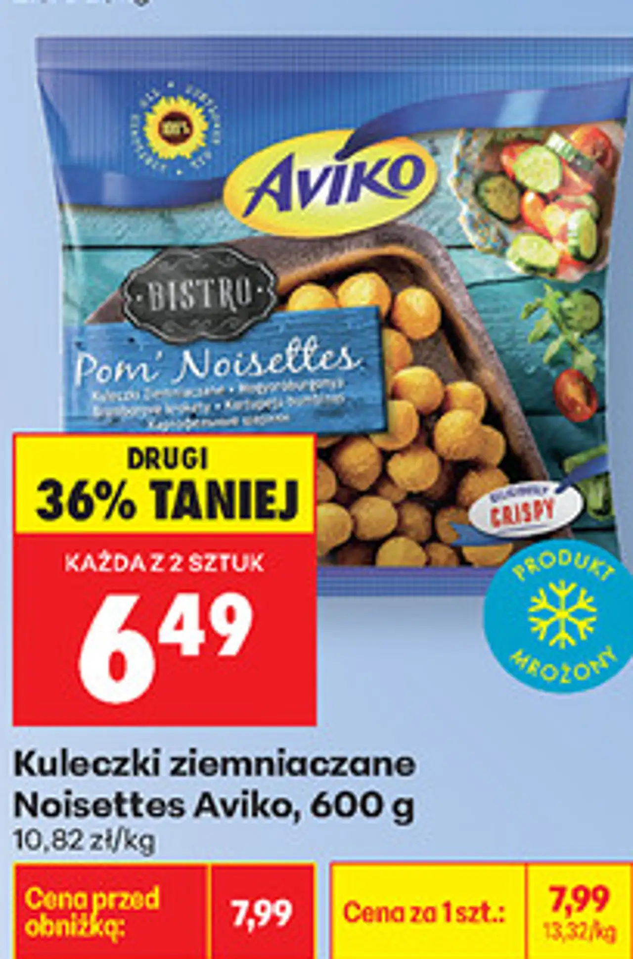 Kuleczki ziemniaczane Noisettes Aviko, 600 g