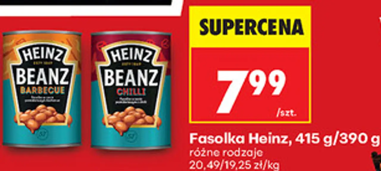 Fasolka Heinz, 415 g/390 g