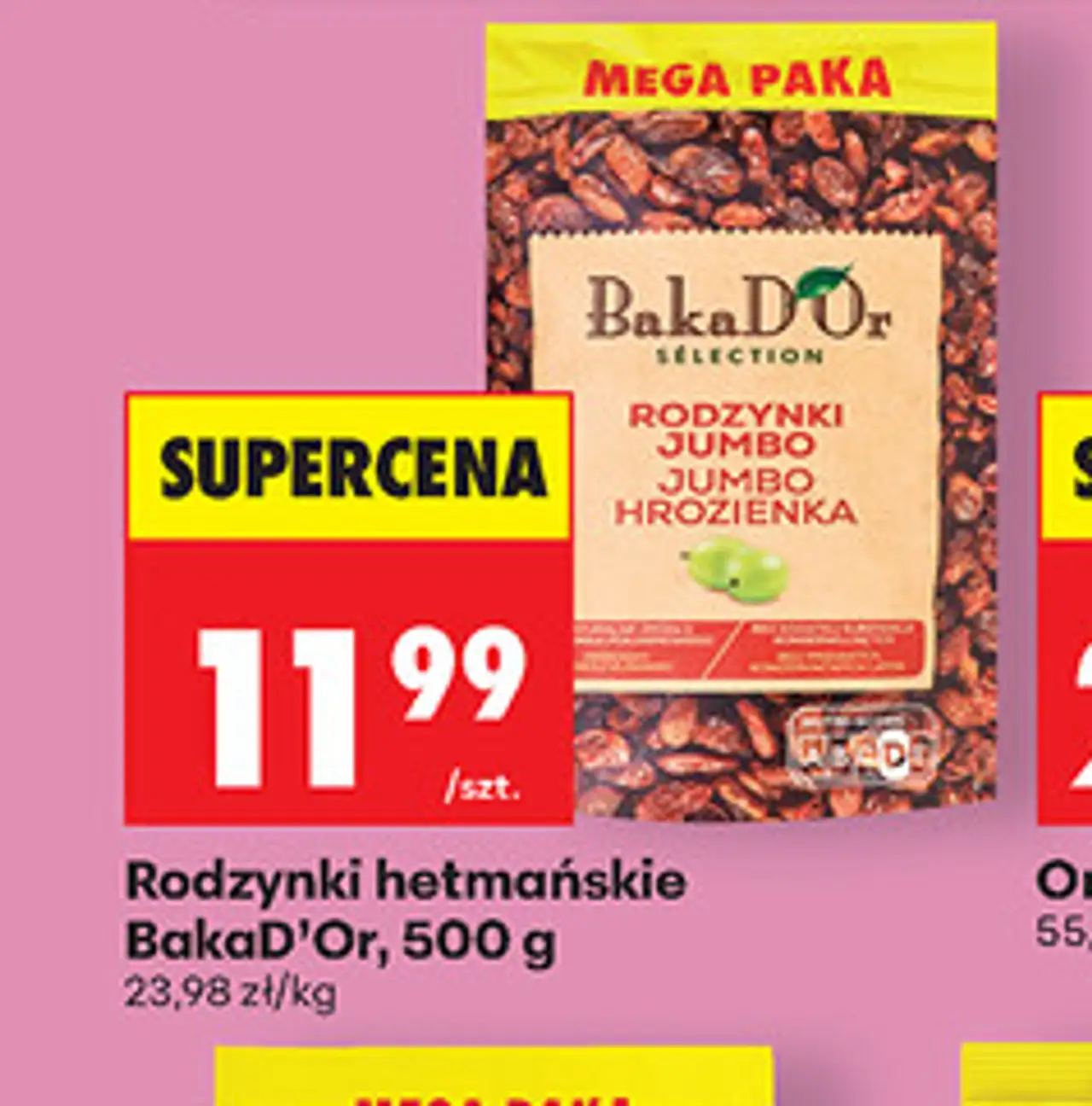 Rodzynki hetmańskie BakaD'Or, 500 g