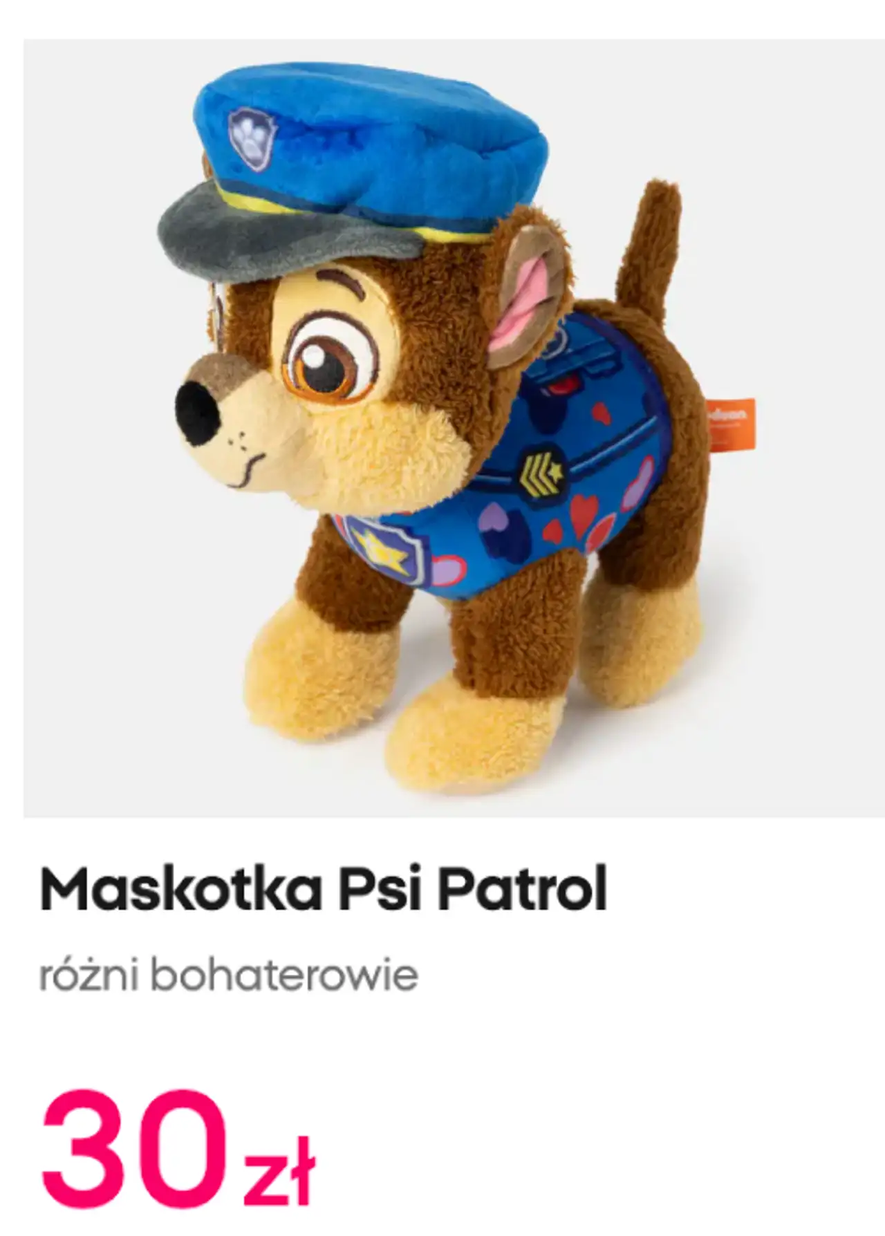 Maskotka Psi Patrol różni bohaterowie