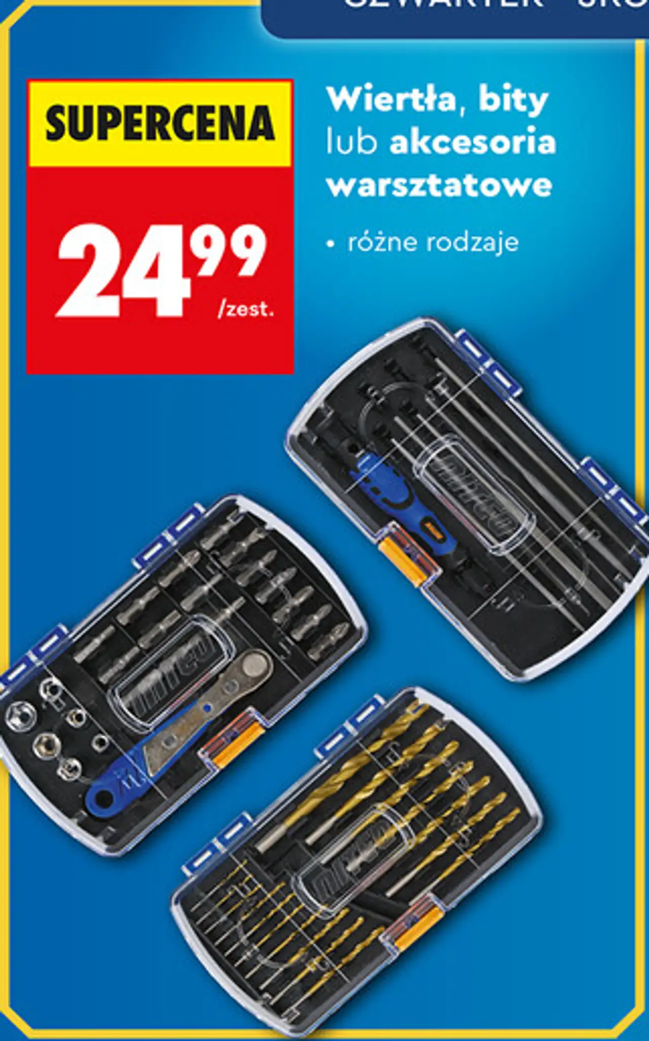 Wiertła, bity lub akcesoria warsztatowe NITEO