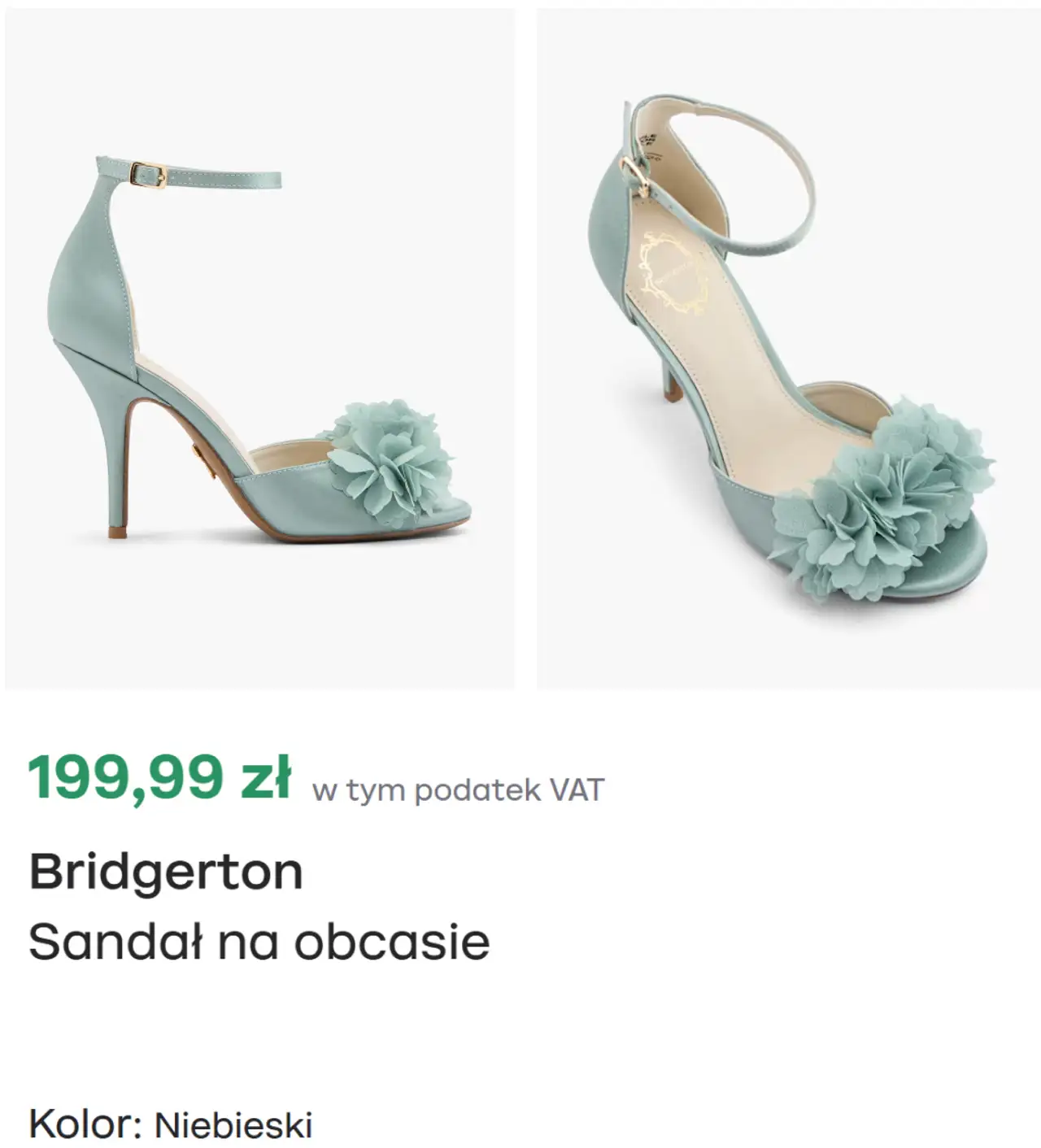 Bridgerton Sandał na obcasie