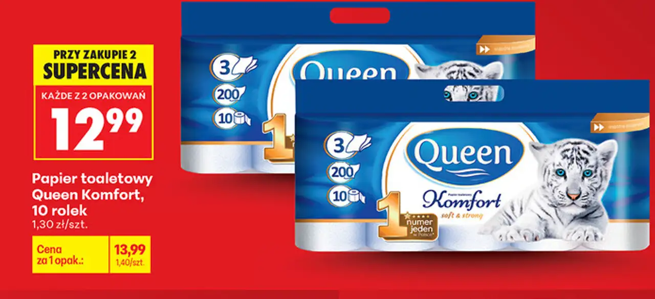 Ręcznik papierowy Queen Total absorption 3-warstwowy, 70 m