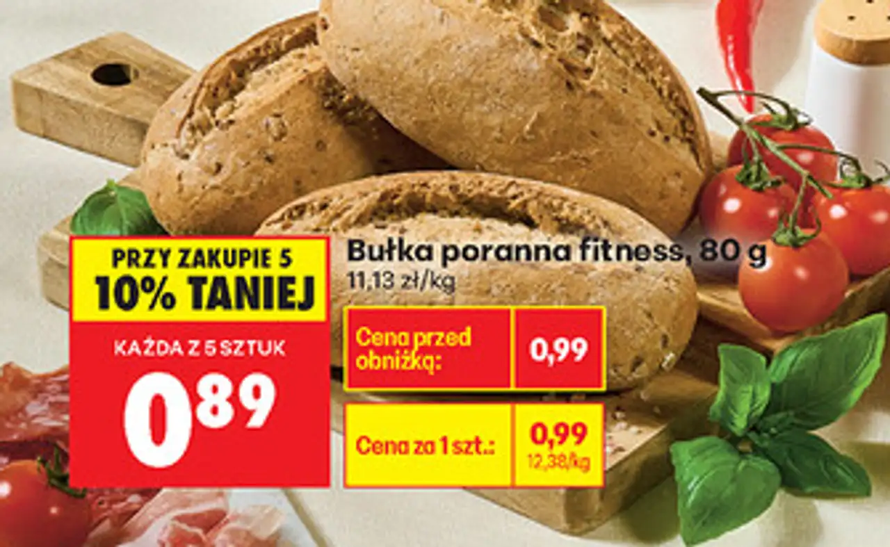 Bułka poranna fitness, 80 g