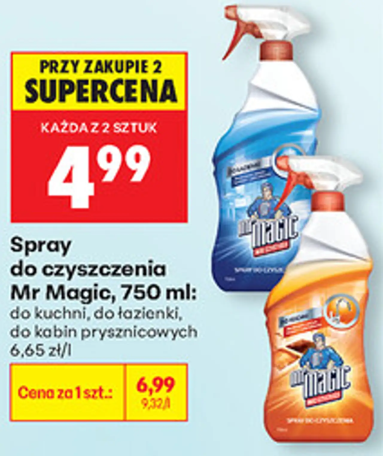 Spray do czyszczenia Mr Magic, 750 ml