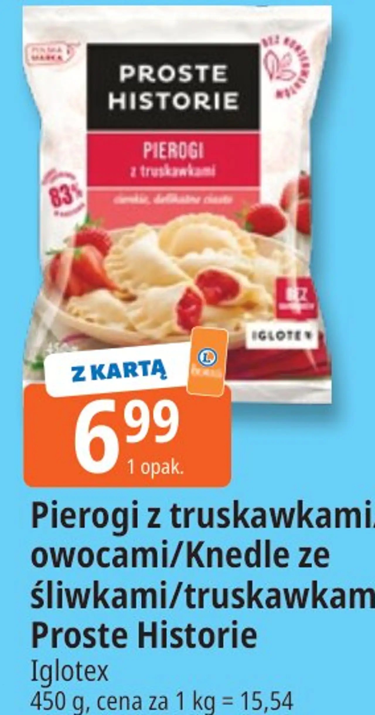 Pierogi z truskawkami/ owocami/Knedle ze śliwkami/truskawkami Proste Historie
