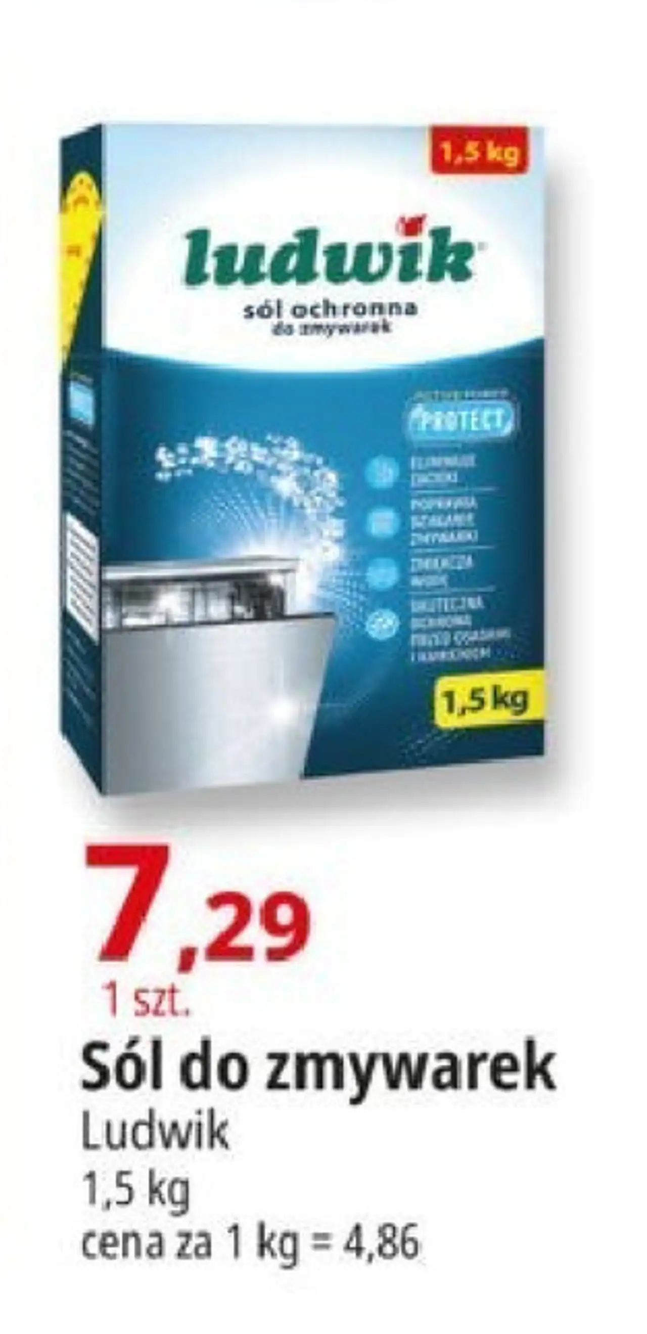 Sól ochronna do zmywarek Ludwik