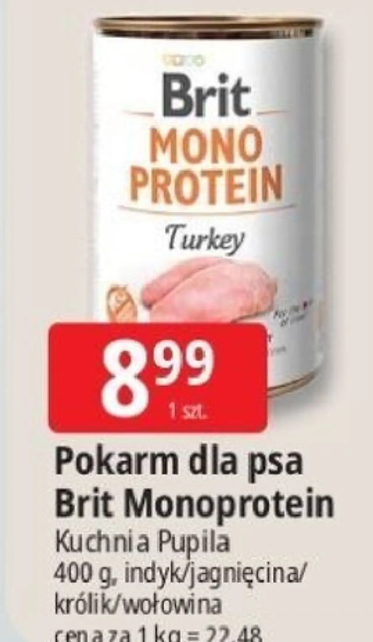 Karma dla psa wołowina Brit Monoprotein