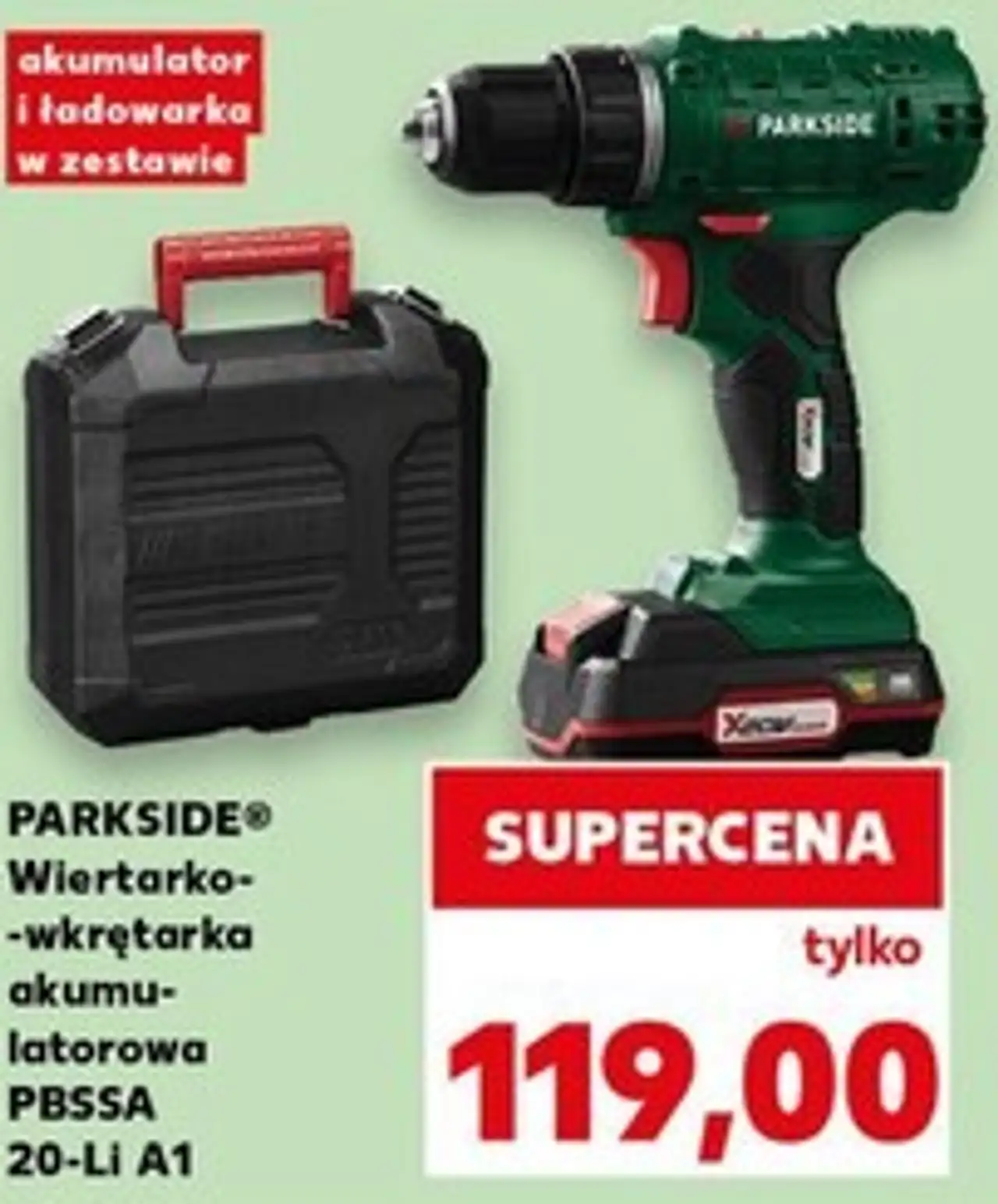 PARKSIDE Wiertarko-wkrętarka akumulatorowa