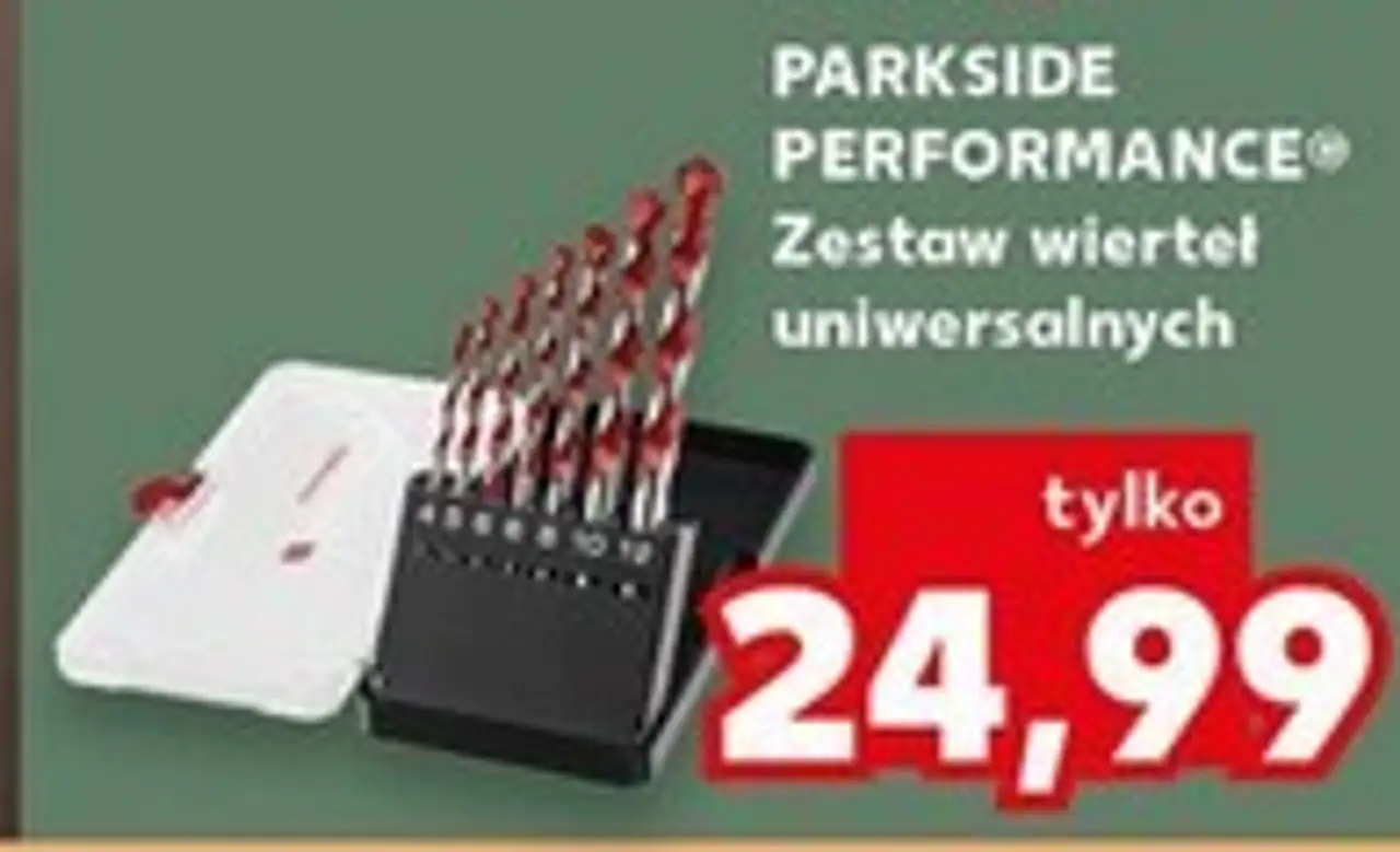 PARKSIDE PERFORMANCE® Zestaw wierteł uniwersalnych