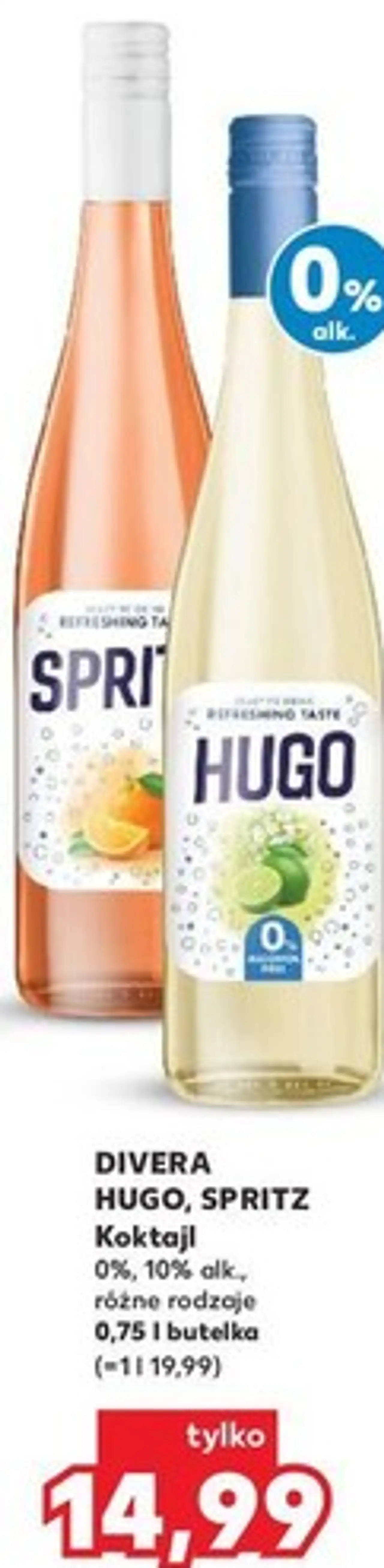 DIVERA HUGO, SPRITZ Koktajl
