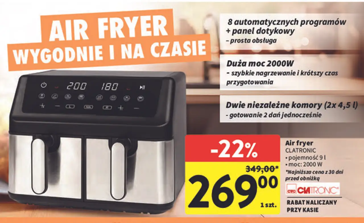 Air fryer CLATRONIC