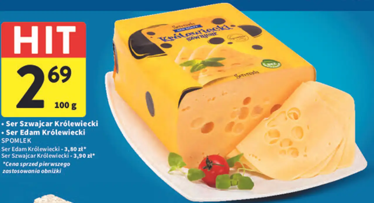 Ser Szwajcar Królewiecki / Ser Edam Królewiecki SPOMLEK