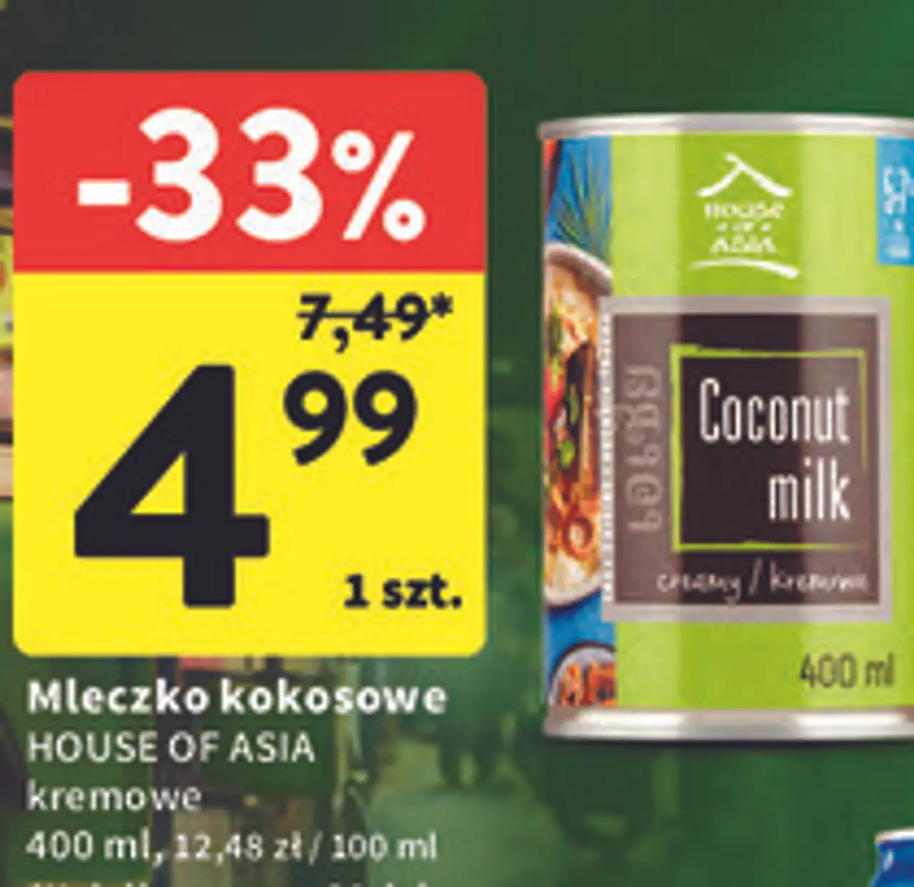 Mleczko kokosowe HOUSE OF ASIA kremowe 400 ml