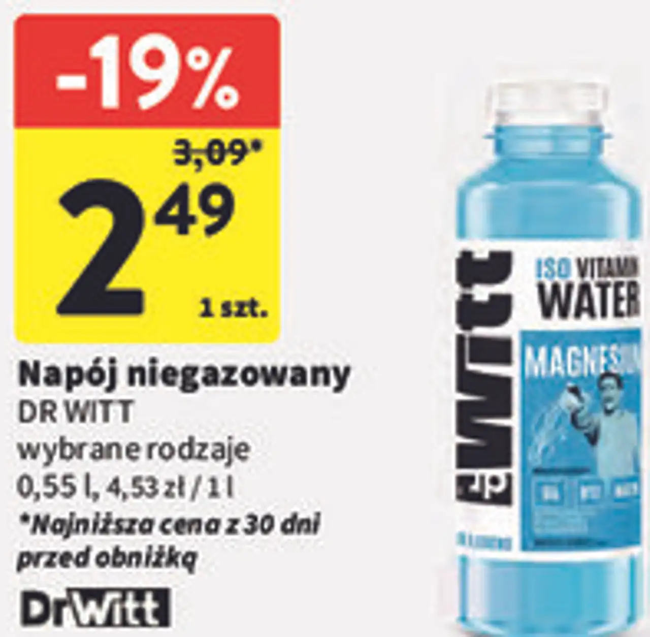 Napój niegazowany Dr Witt wybrane rodzaje 0,55 l