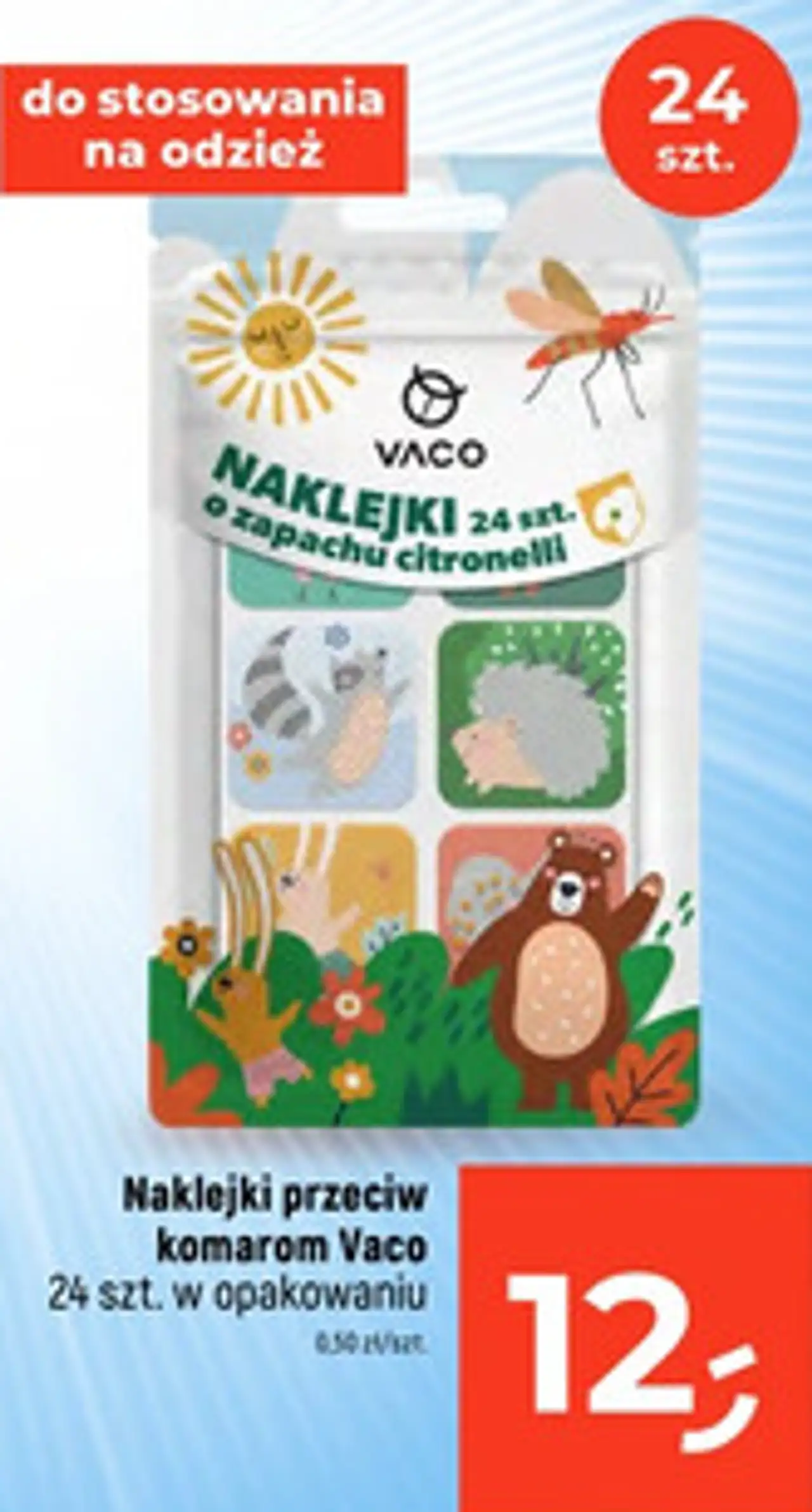 Naklejki przeciw komarom Vaco