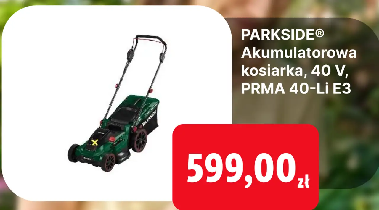 PARKSIDE® Akumulatorowa kosiarka, 40 V, PRMA 40-Li E3