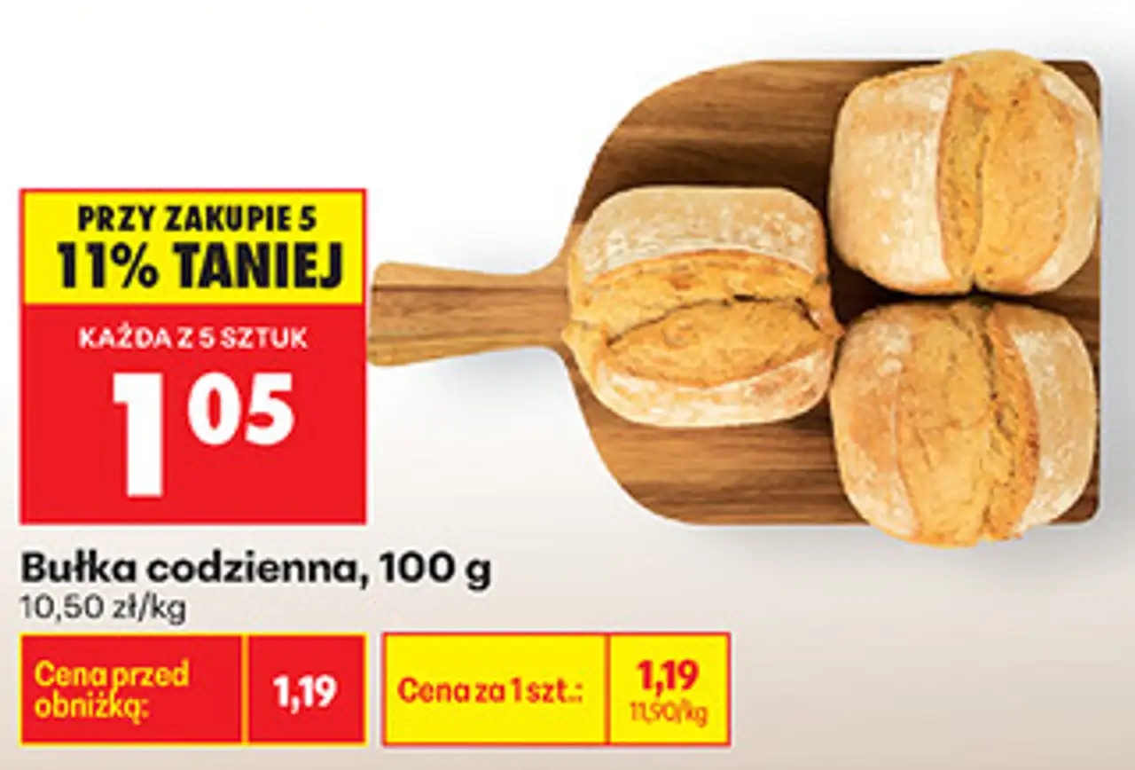 Bułka codzienna, 100 g