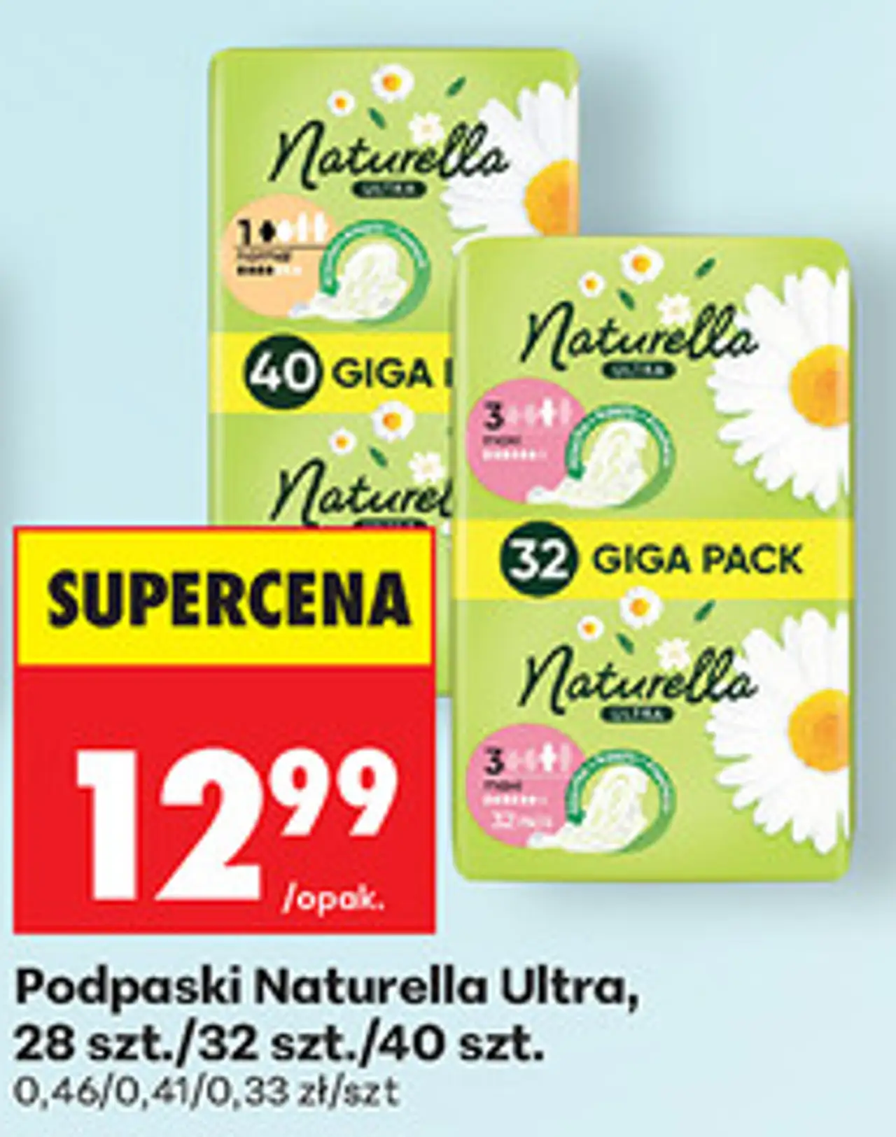 Podpaski Naturella Ultra, 28 szt./32 szt./40 szt.