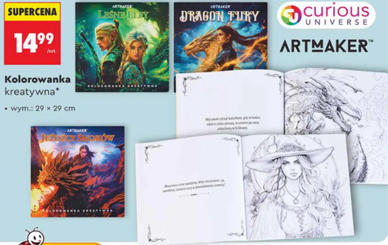 Kolorowanka kreatywna* curious UNIVERSE ARTMAKER