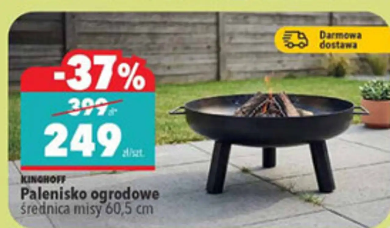 Palenisko ogrodowe średnica misy 60,5 cm