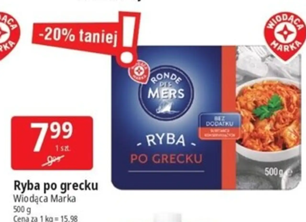 Ryba po grecku Wiodąca Marka Ronde Des Mers