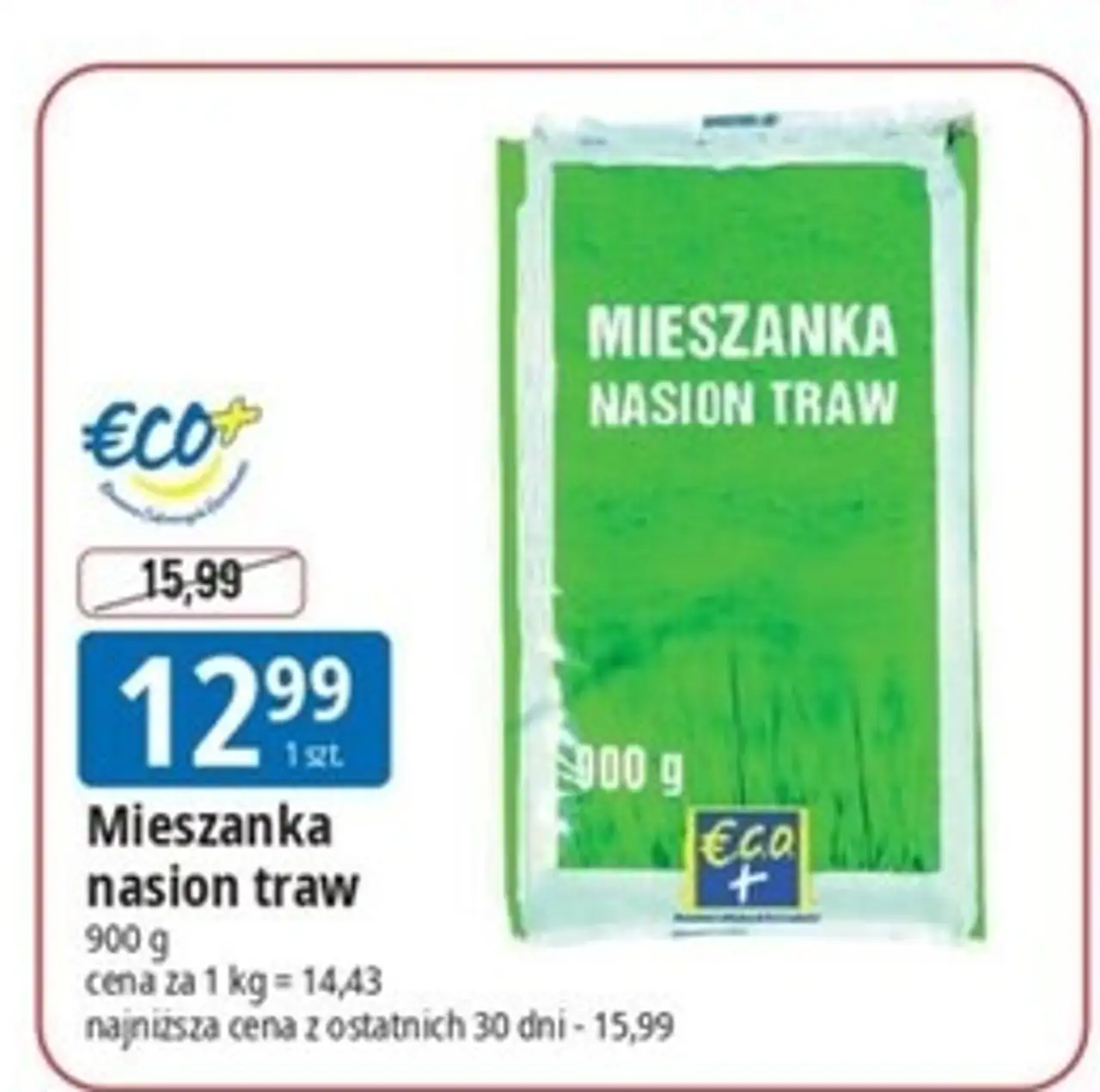 Mieszanka nasiona traw Eco+
