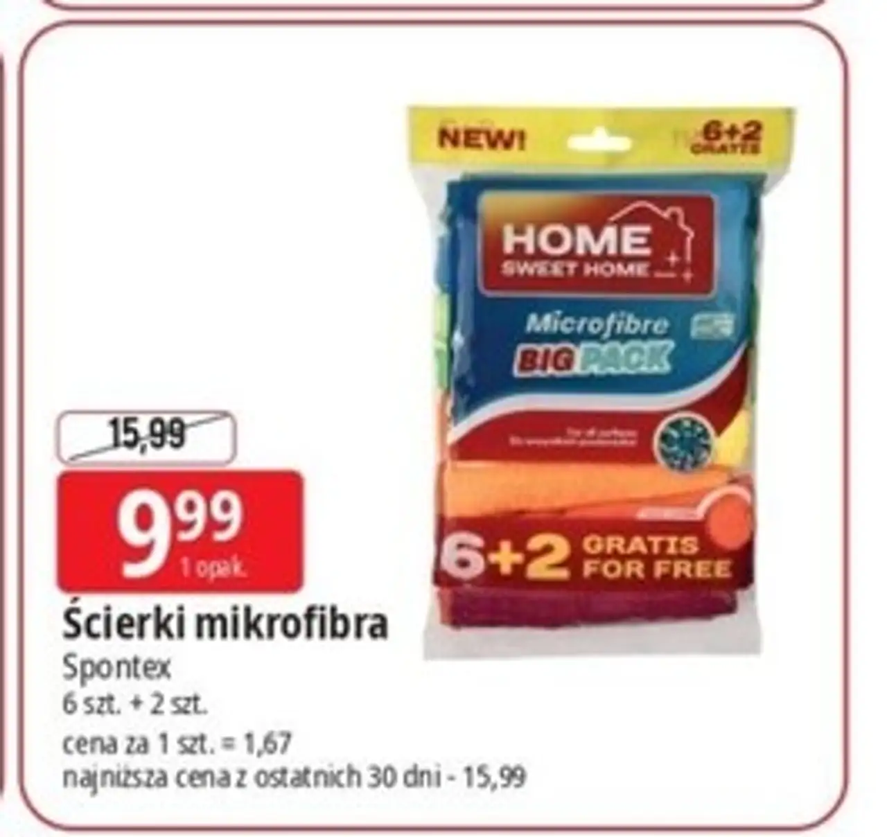 Ścierki z mikrofibry uniwersalne Home Sweet