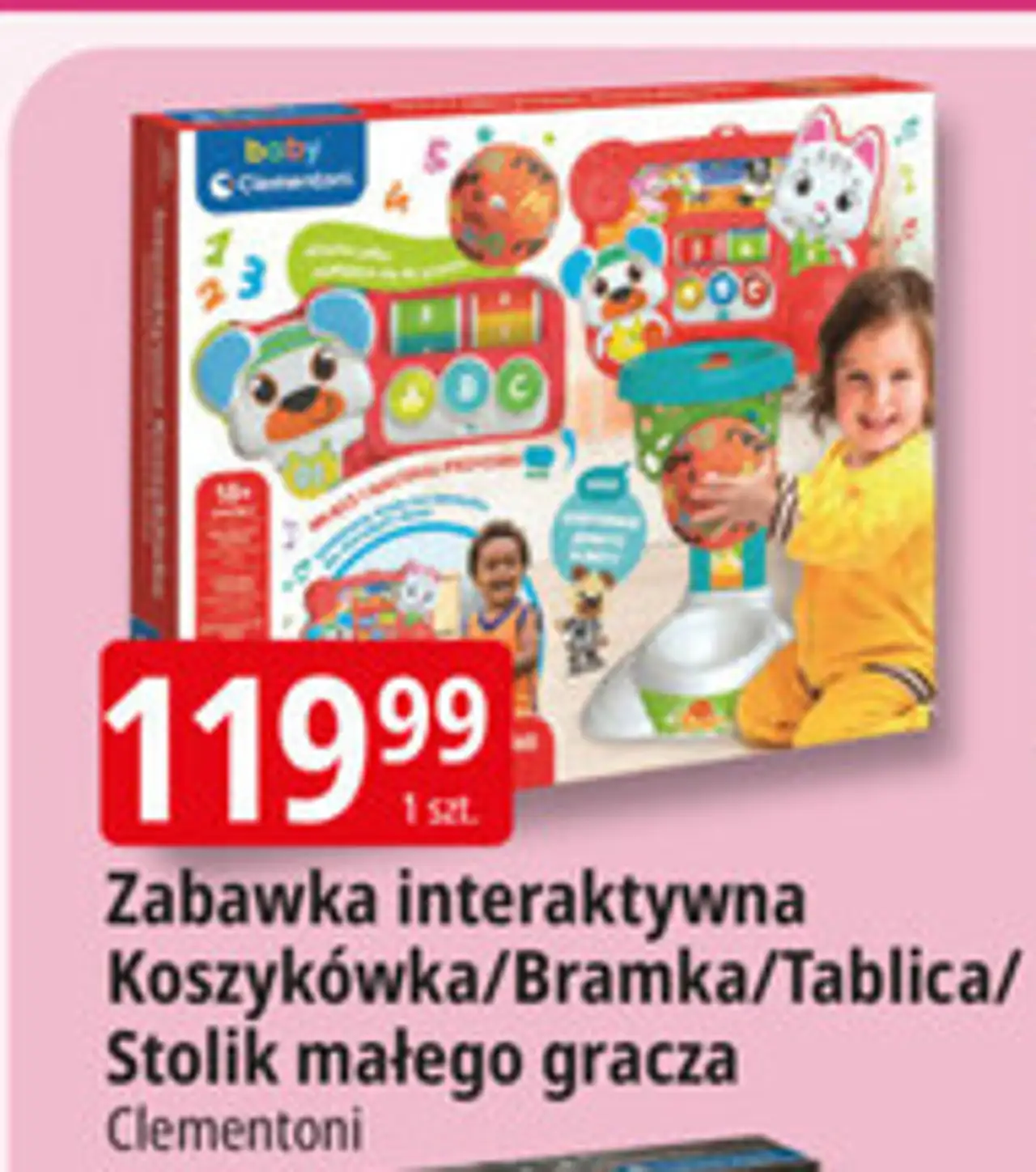Zabawka interaktywna koszykówka Clementoni