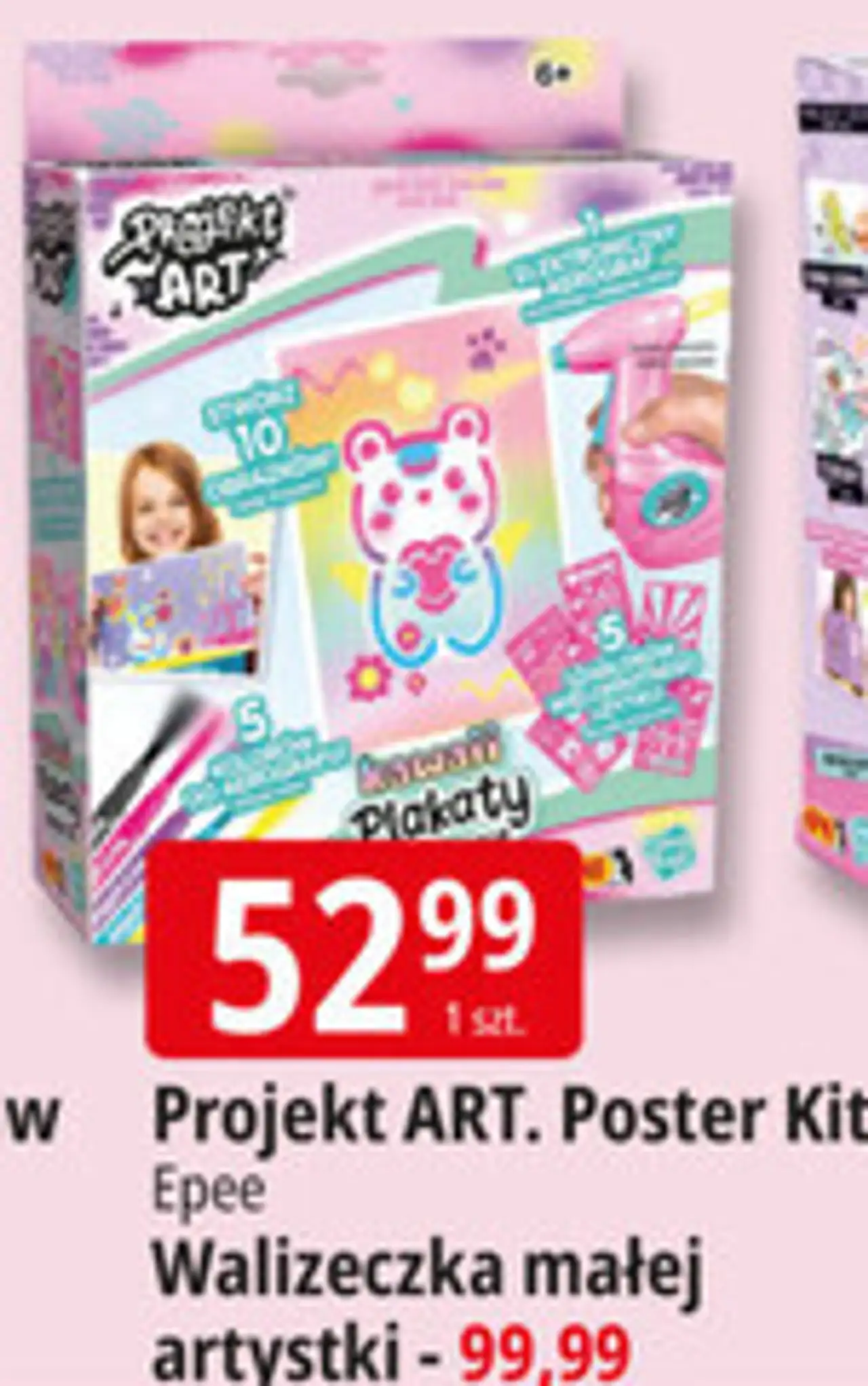 Projekt ART. Poster Kit Epee Walizeczka małej artystki