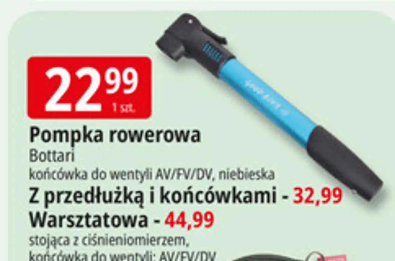 Pompka warsztatiwa z ciśnieniomierzem Bottari