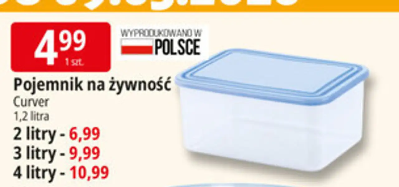 Pojemnik do przechowywania żywności 3 l Curver