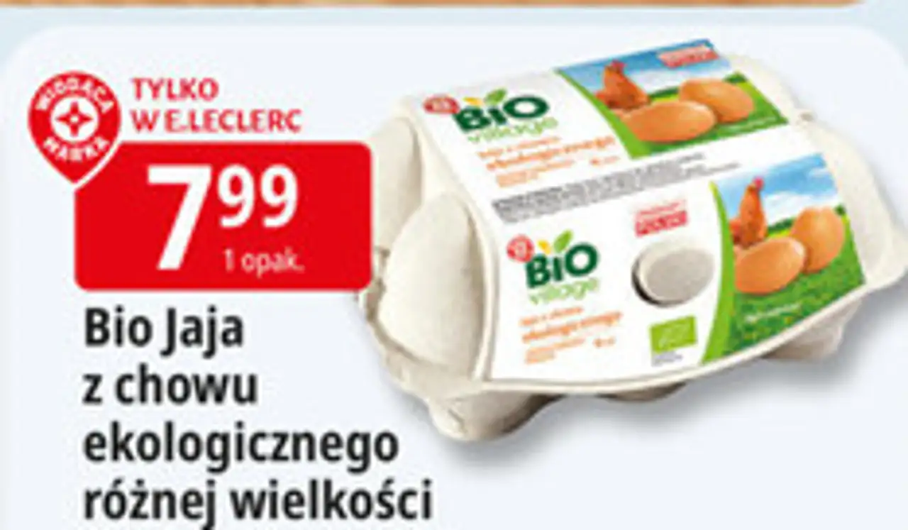 Bio Jaja z chowu ekologicznego różnej wielkości