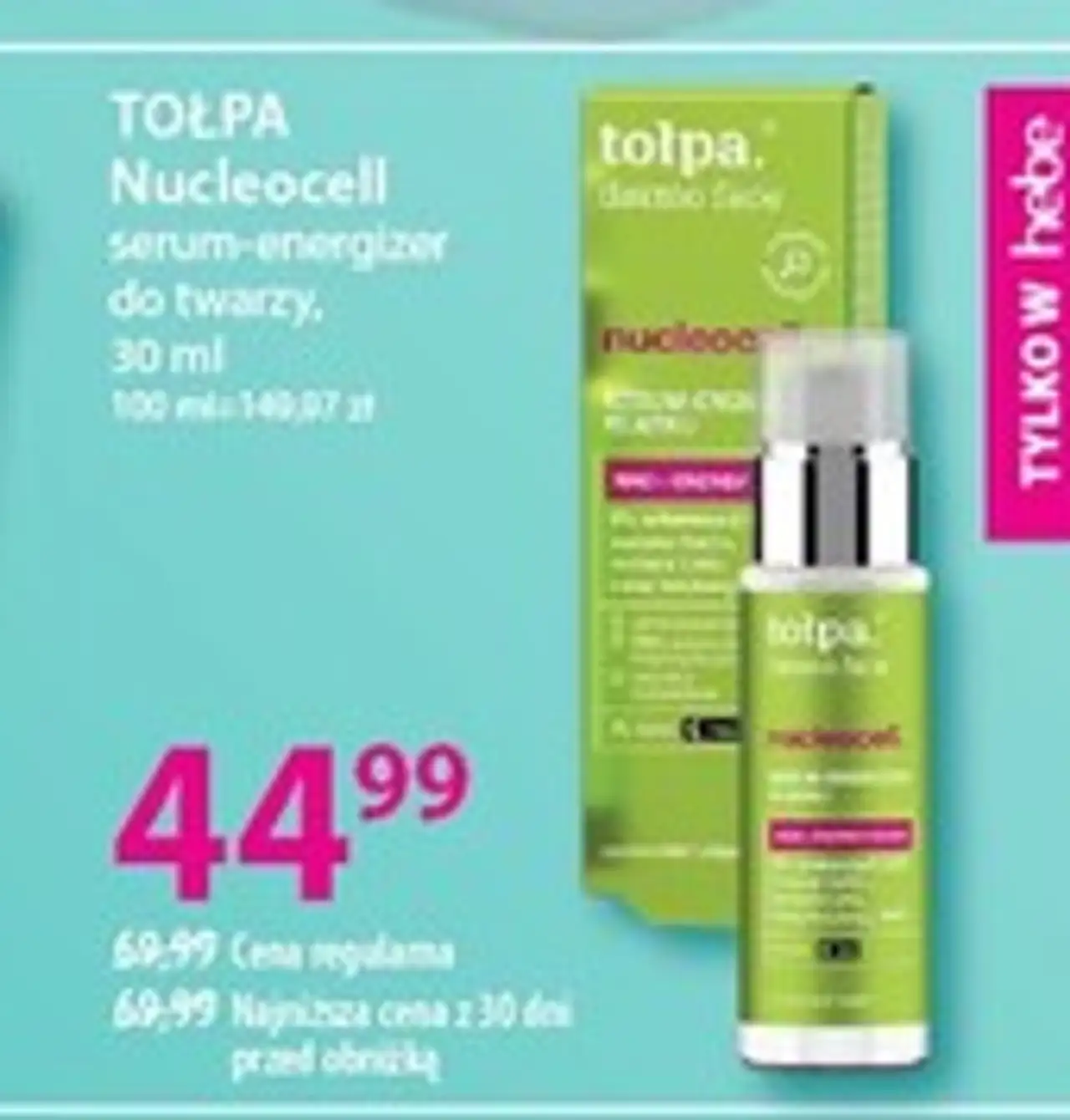 TOŁPA Nucleocell serum-energizer do twarzy, 30 ml