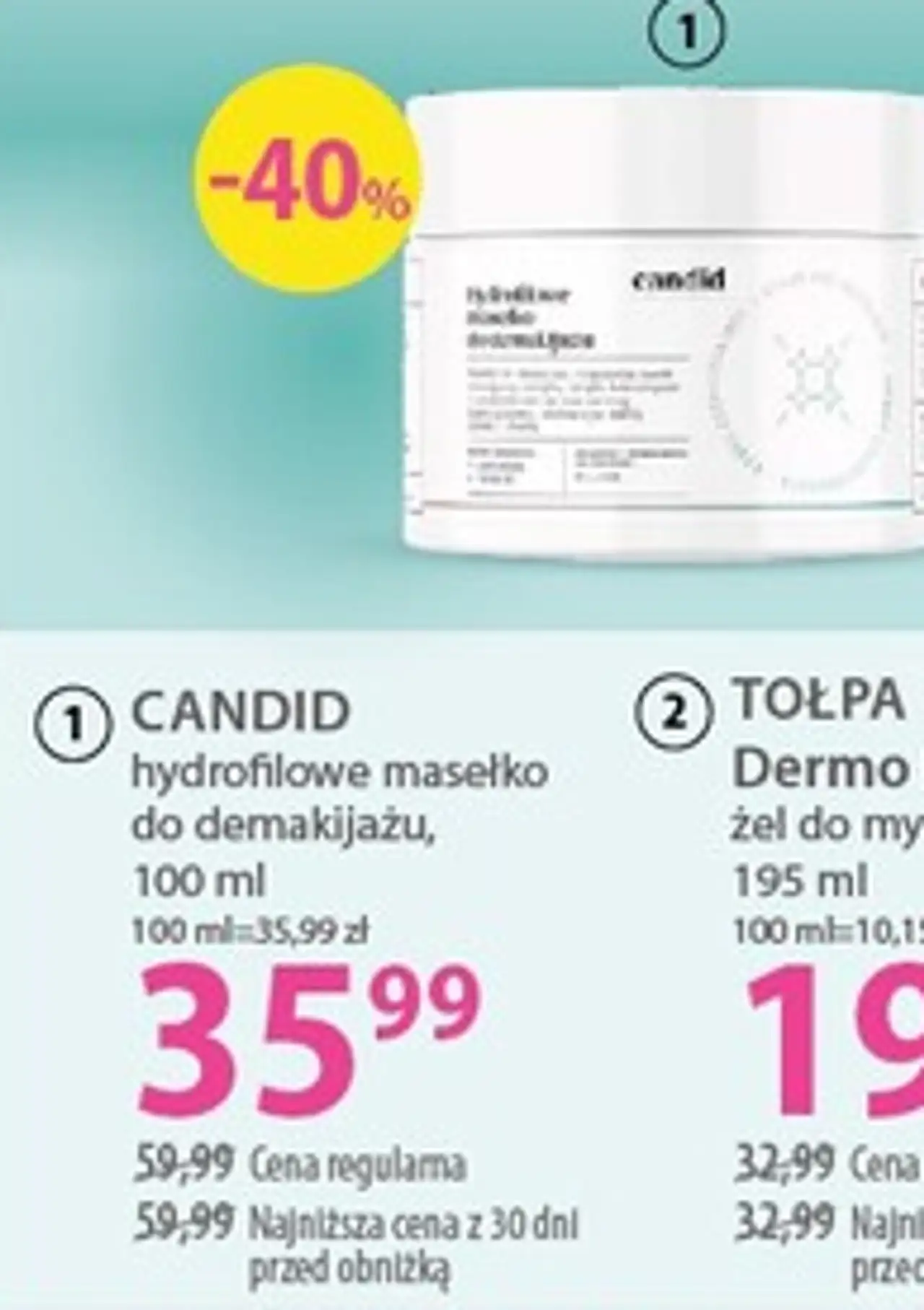 CANDID hydrofilowe masełko do demakijażu, 100 ml