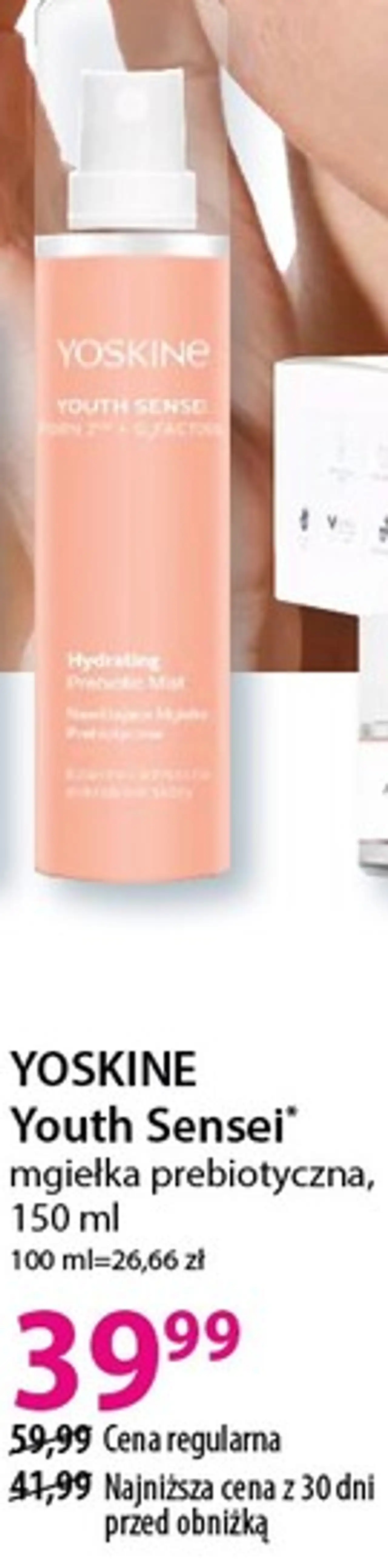 YOSKINE Youth Sensei mgiełka prebiotyczna, 150 ml