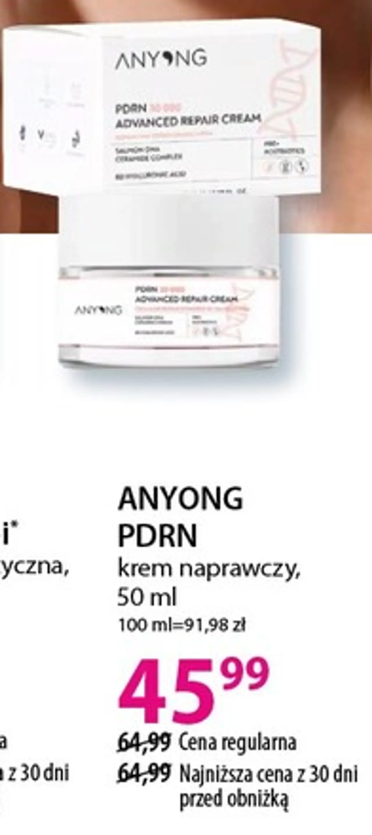ANYONG PDRN krem naprawczy, 50 ml