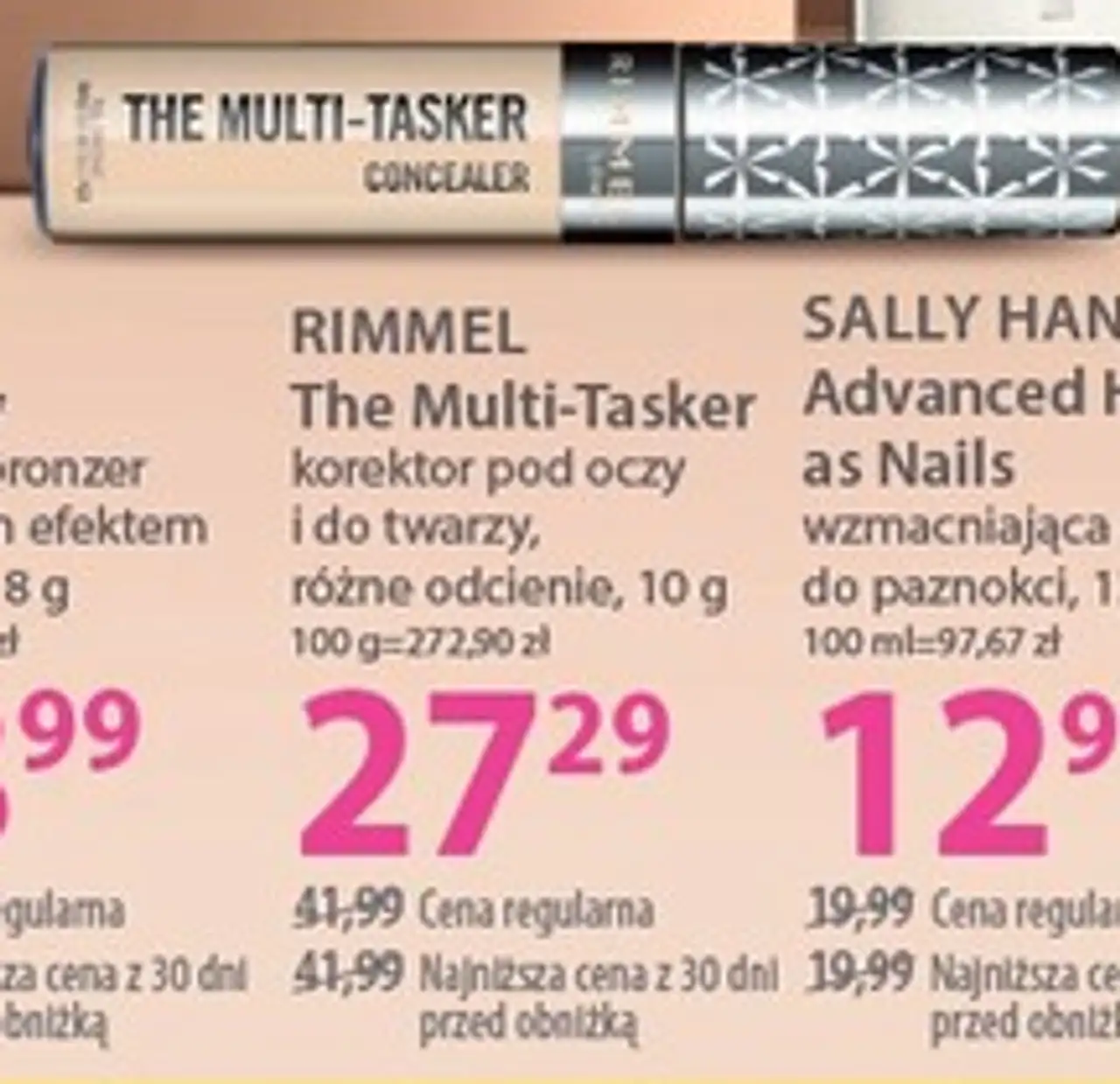 RIMMEL The Multi-Tasker korektor pod oczy i do twarzy, różne odcienie, 10 g