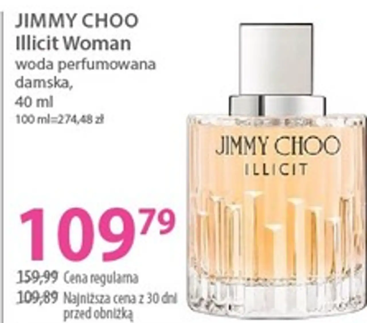 JIMMY CHOO Illicit Woman woda perfumowana damska, 40 ml