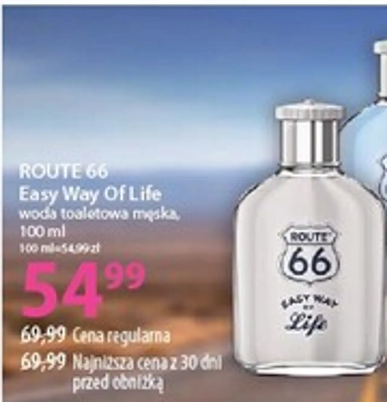 ROUTE 66 Easy Way Of Life woda toaletowa męska, 100 ml